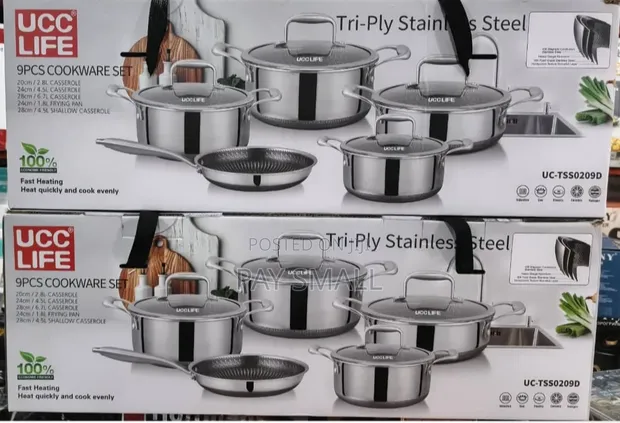 Stainless Steel Pots Set - 1