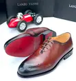 Takalman Lanzo Vanni Burnished Wingtip Oxford - Tan - 1