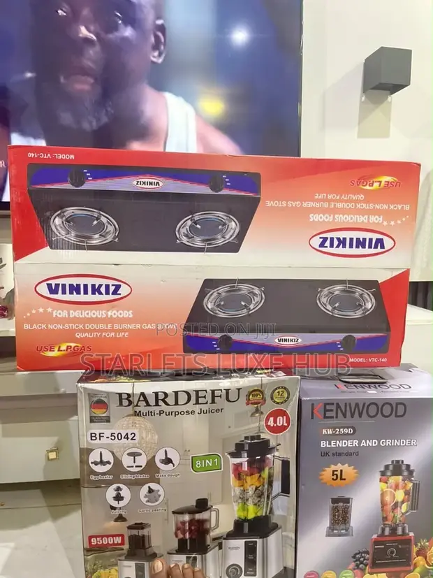 Vinikiz Non-Stick 2-Wurin Gas mai Hasken Wuta - 1