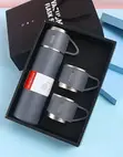 3-in-1 Vacuum Flask Gift Set with 2 Cups - 3