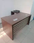 1.6m Office Table with Extension and Movable Drawer - 2