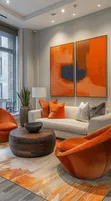 Set of 2 Abstract Canvas Wall Art - 2