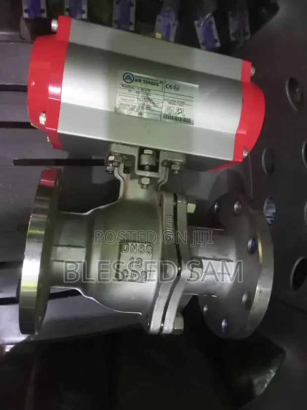 Master Pneumatic Actuator Flange Ball Valve - 1