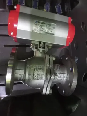 Master Pneumatic Actuator Flange Ball Valve