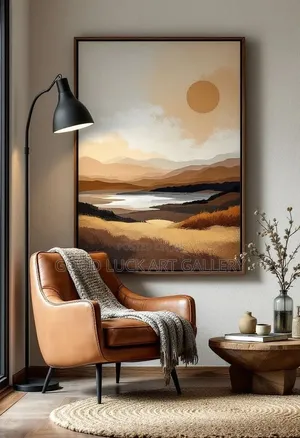 Art and Nature Abstract Landscape Canvas Wall Art