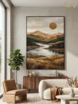 Zane na Art da Nature Abstract Landscape Canvas - 2