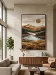 Zane na Art da Nature Abstract Landscape Canvas - 3