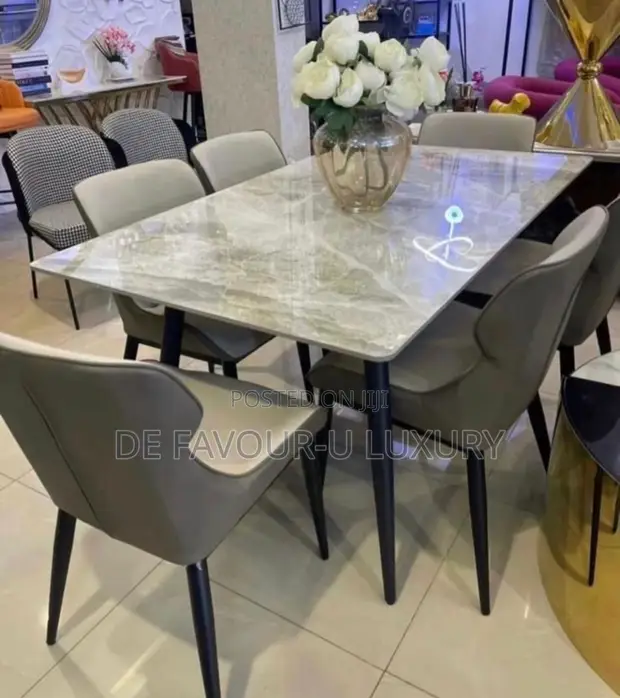 Home Interiors Jirgin Kayan Abinci na Marmara tare da Kujeru 6 - 1