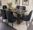 Quality Marble Dining Table with 6 Chairs - 1