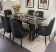 Quality Marble Dining Table with 6 Chairs - 2
