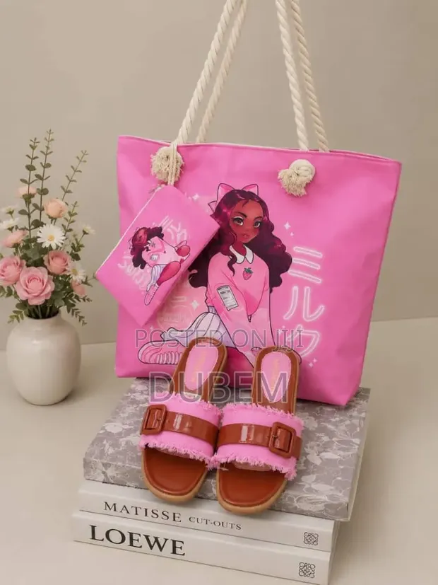Dubem Designer Bags with Slippers - 1