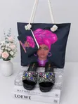 Dubem Designer Bags with Slippers - 2
