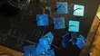 Heavy Duty SUS304 Stainless Steel Adhesive Wall Hooks (Blue) - 1