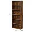 6-Level Industrial Open Bookcase - 2