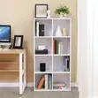 LASA 8-Shelf Cube Bookcase - White - 3