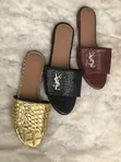 FemiHandmade Brown Faux Leather Casual Flats Shoes - 2