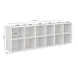 12-Cube Vertical Bookshelf - 2