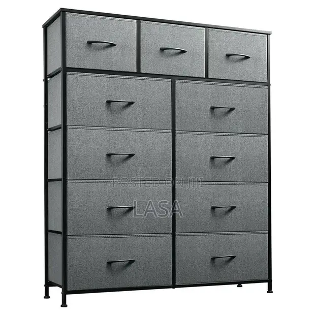 11-Tier Mai Ƙarfi Mai Ƙarfi na Zane - Dark Grey - 1