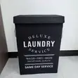Foldable Laundry Bag - Black, Brown, Grey - 2