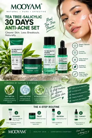 MOOYAM Tea Tree Salicylic Acid Anti-Acne Set