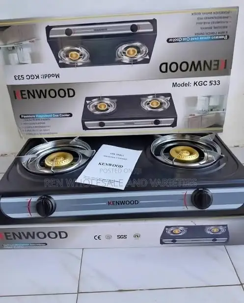 Kenwood Double Burner Tabletop Gas Cooker - 1