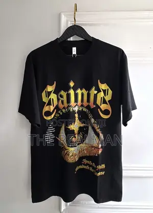 Men's Black Streetwear T-Shirt - Screaming Boy Graphic