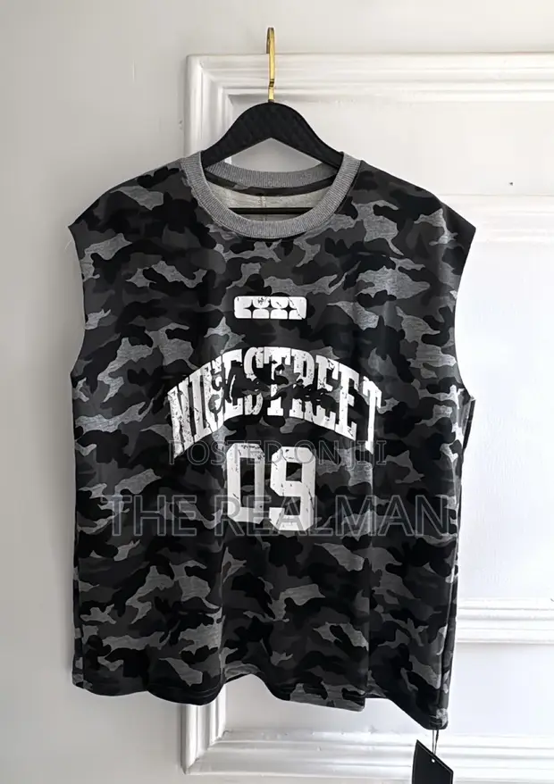 Men's Sleeveless Muscle Tee - Hill Street 09 Camouflage - 1