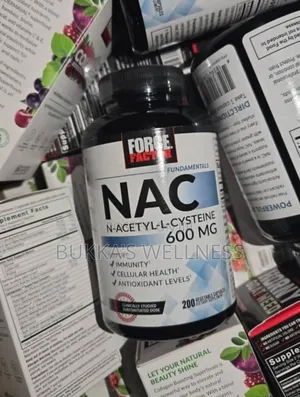 Force Factor NAC N-Acetyl-L-Cysteine 600mg - 200 Veggie Capsules