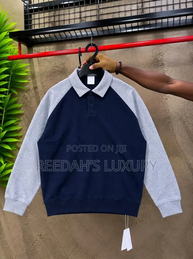 Premium White Half-Zip Sweat Top - 1