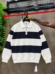 Premium White Half-Zip Sweat Top - 4