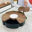 Modern Flower Center Table Set with Storage - GE - 2