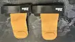 ZLYBox Heavy Duty Tan Leather Weightlifting Grips - 2