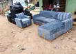 L-Shape Sofa with Wooden Armrest - Brand New - 2