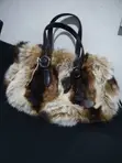 Louis Vuitton Hobo/Tote Bag (Rabbit Fur/Faux Fur) - 1
