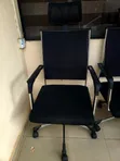 Neatly Used Home Interiors Swivel Office Chair with Headrest - 2