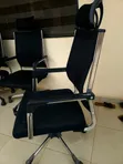 Neatly Used Home Interiors Swivel Office Chair with Headrest - 3