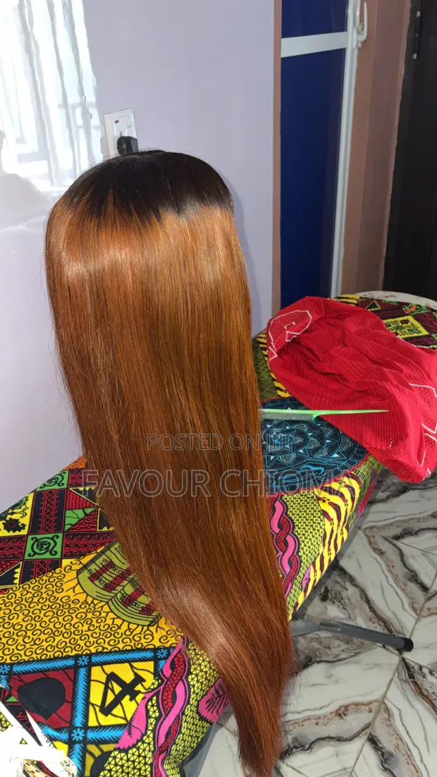 Gashin Mutum Na Gaskiya (Single Donor) - 26 Inch Auburn - 1