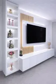 Home Interiors TV Media Unit with Lighting - 2