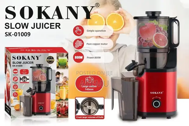 Sokany Slow Juicer - Sabon Abu - 1