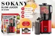 Sokany Slow Juicer - Sabon Abu - 1