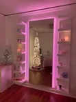 Home Interiors Dressing Mirror mai LED Light & Storage - 3