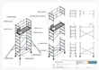 Upstrong Aluminium Mobile Scaffold Ladder - 3