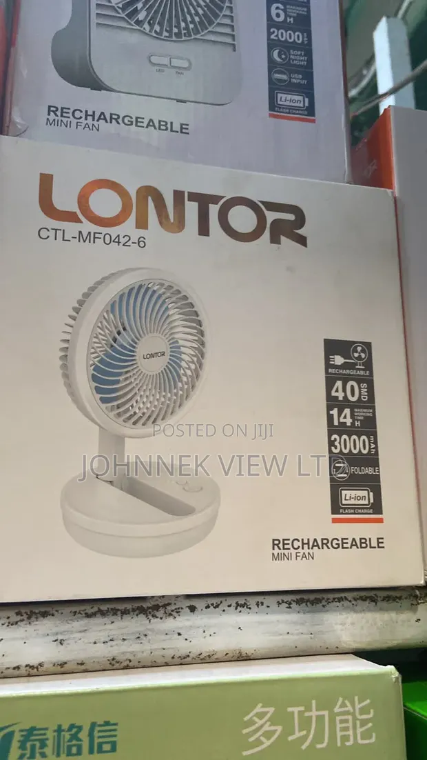 Lontor Rechargeable Fan - 1