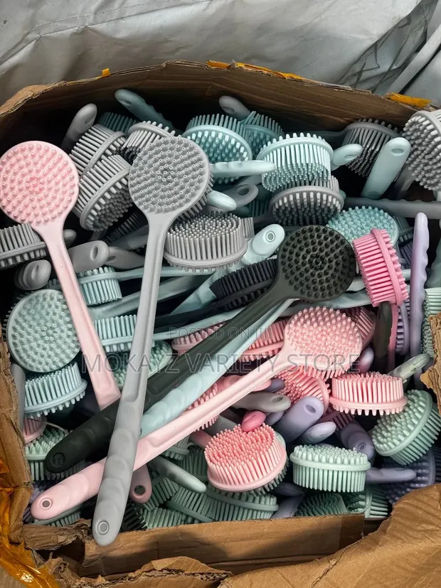 Silicone Double Sided Bathing Brush - 1