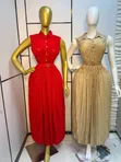 Classy Female Office Wear Gown - Premium Corporate Dress - 1