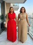 Classy Female Office Wear Gown - Premium Corporate Dress - 2