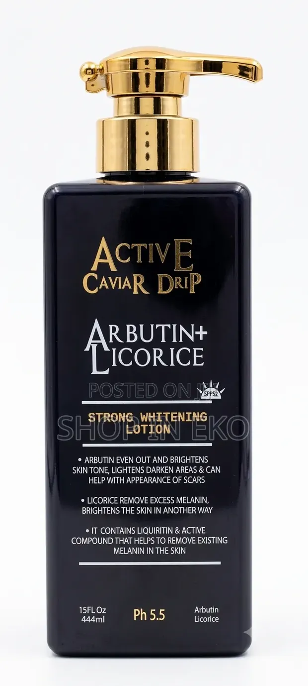 Active Caviar Drip Arbutin + Licorice Strong Whitening Lotion - 444ml - 1