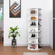 7 Tier Rotating Kayi da Jakar Hannu Wurin Ajiya - 1
