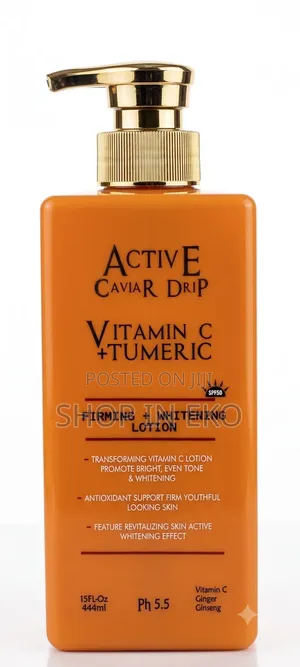Active Caviar Drip Vitamin C + Turmeric Lotion SPF 50 - 444ml