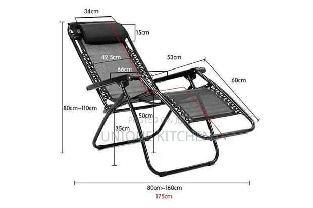 Outdoor Leisure Folding Rocking Chair - 1